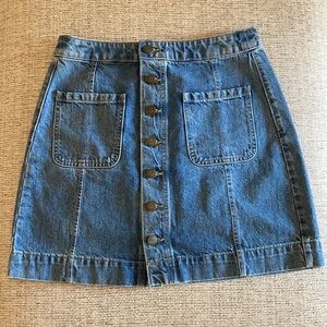Loft denim skirt